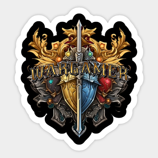 Wargamer Emblem Miniature Tabletop Wargaming Gaming D20 Sticker by Vermilion Seas